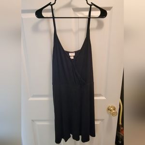 Mossimo Supply Co. Strappy Black V-Neck Dress
